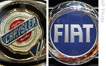 Chrysler and Fiat logos