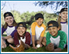 5 Girls in Baseball Shirts