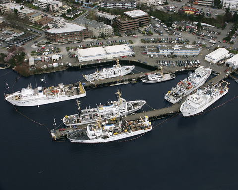 Aerial photo of Marine Operations Center - Pacific