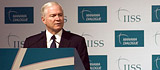 Defense Secretary Robert M. Gates gives an opening speech during the Manama Dialogue security conference