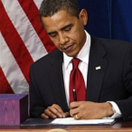 奥巴马周二签署经济刺激法案