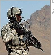美国军人在阿富汗