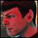 Spock, played by Zachary Quinto, bathed in a scary red glow. Credit: By permission, Paramount.