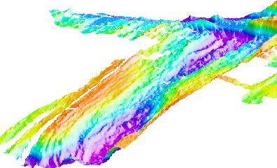 3D image of Gorda Ridge