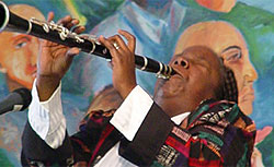 Jazz performer in New Orleans 