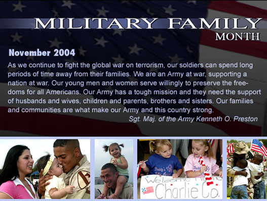 Military Family Month Image