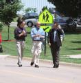 DHS Secretary Chertoff and FEMA Adminstrator Paulison in Iowa