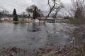 Flooding from the James River in North Dakota