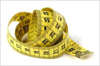 Photo of a tape measure