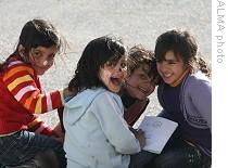 Children at the Tamer Institute