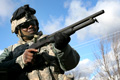 Soldiers Train with Non-Lethal Weapons