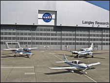NASA Langley planes.