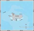 Bathymetric map of Nihoa Island. Click for large map.