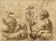 image of River God with an Eagle