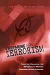Link to Catalog page for Preparing for Terrorism: Tools for Evaluating the Metropolitan Medical Response System Program