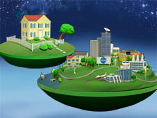 NASA Home and City Interactive Feature