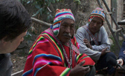 Photo of linguists in Bolivia documenting a Inca language.