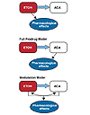 Schematic representation of three alternative models that account for the role of acetaldehyde in ethanol’s (ETOH’s) effects