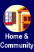 Button Image Linking to Home and Community