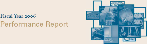 Fiscal Year 2006, Performance Report