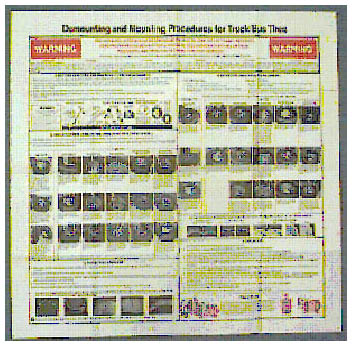 Picture of Chart showing Safety Information