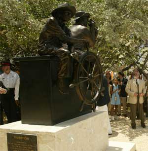 The Mariner's Memorial in George Town, Grand Cayman, May 10, 2003. [© AP Images]