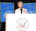 Date: 04/22/2009 Description: Secretary Clinton speaks at Earth Day event. State Dept Photo