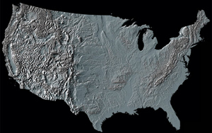 Topography of the US