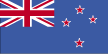 New Zealand Flag is blue with the flag of the UK in the upper hoist-side quadrant with four red five-pointed stars edged in white centered in the outer half of the flag.