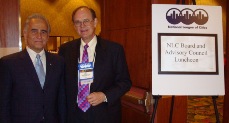 Director Mangano is shown here with NLC Executive Director Don Borut