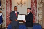 Date: 01/26/2009 Location: Diplomatic Reception Room Description: 2008 SB Prime Contractor of Year State Dept Photo