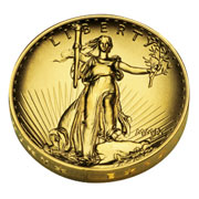 2009 Ultra High Relief Double Eagle Gold Coin Obverse