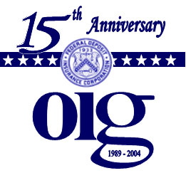 15th Anniversary OIG Seal