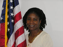 OIG's Gloria J. Hill received a Navy and Marine Corps Achievement medal in January 2004 for her work in the U.S Naval Reserve