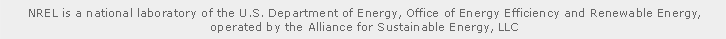 NREL is a national laboratory of the U.S. Department of Energy, Office of Energy Efficiency and Renewable Energy, operated by the Alliance for Sustainable Energy, LLC