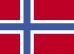 Flag of Norway is red with a blue cross outlined in white that extends to the edges of the flag; the vertical part of the cross is shifted to the hoist side.