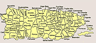 mapa de Municipios de Puerto Rico