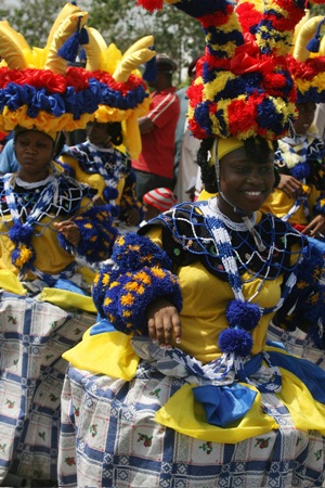 Dancers perform at an annual carnival in Abuja, Nigeria, November 24, 2006. [© AP Images]
