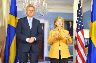 Date: 05/05/2009 Description: Secretary Clinton With Swedish Foreign Minister Carl Bildt Before Their Meeting.  State Dept Photo