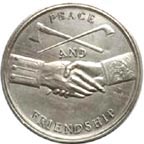 REVERSE: 1801 Jefferson Peace Medal