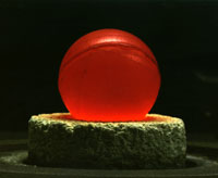 Photo of plutonium sphere