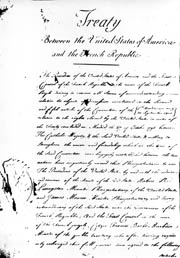 Louisiana Purchase Treaty between the United States of America and the French Republic on April 30, 1803. [AP Photo]