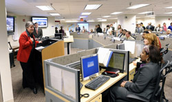 Secretary Napolitano visits U.S. Federal Emergency Management Agency (FEMA) headquarters and meets with FEMA employees.