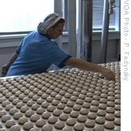 Konti Confection Company in the eastern city of Donetsk, Ukraine