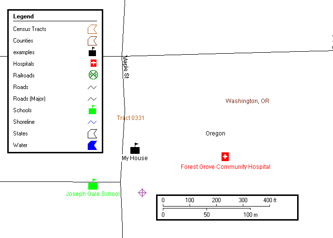 Map image of my house