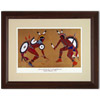 Indian Life-Two Eagle Dancers Framed Art