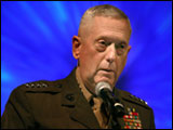 USMC General James N. Mattis, NATO's Supreme Allied Commander Transformation and Commander, U.S. Joint Forces Command, speaks at a NATO conference in Monterey Feb. 26, 2009.