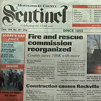 Montgomery County, Maryland newspaper Sentinel