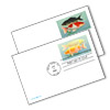 Koi Stamped Reply Card First Day Cover
