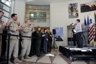 February 6, 2009 – Secretary Napolitano visits U.S. Customs & Border Protection headquarters and meets with CBP employees.